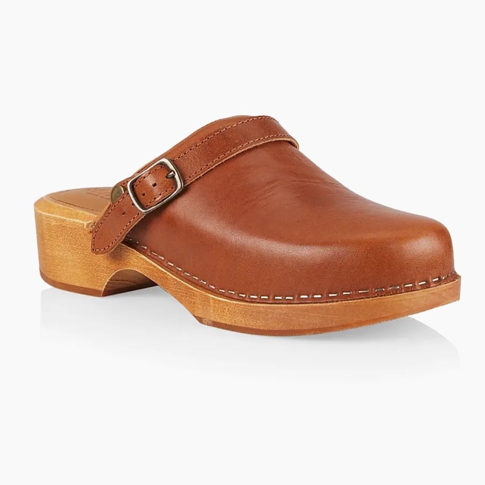 Re/done - 70s Classic Leather Clogs